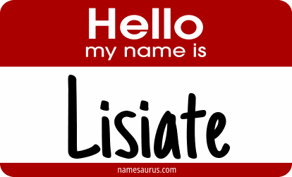 Hello my name is Lisiate png download