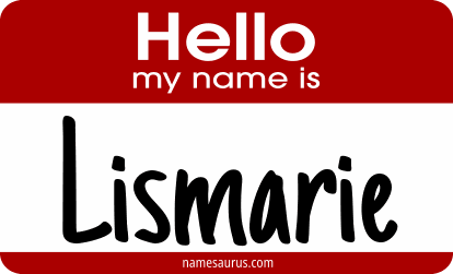 Hello my name is Lismarie png download