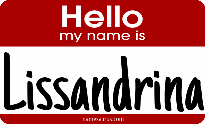 Hello my name is Lissandrina png download