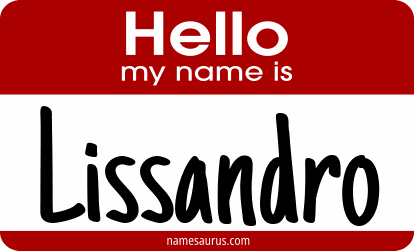 Hello my name is Lissandro png download