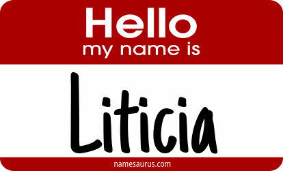 Hello my name is Liticia png download