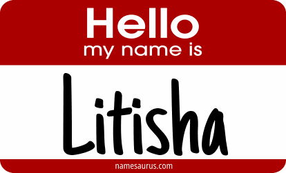 Hello my name is Litisha png download