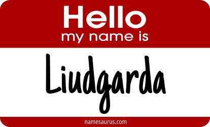 Hello my name is Liudgarda png download