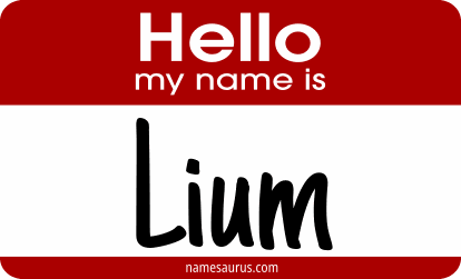 Hello my name is Lium png download