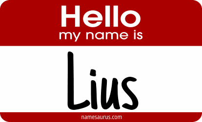 Hello my name is Lius png download