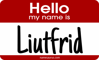 Hello my name is Liutfrid png download