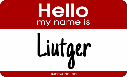 Hello my name is Liutger png download