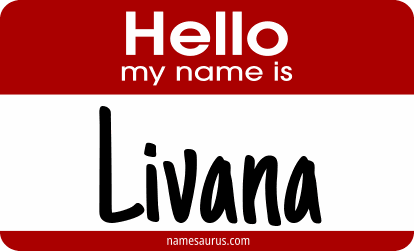 Hello my name is Livana png download