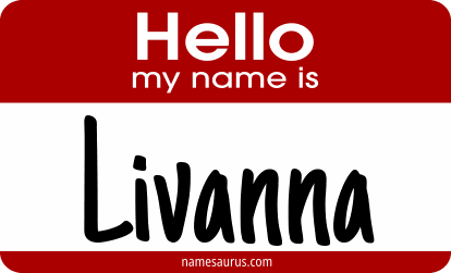 Hello my name is Livanna png download