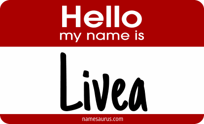 Hello my name is Livea png download