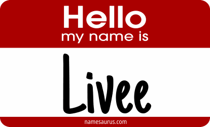 Hello my name is Livee png download