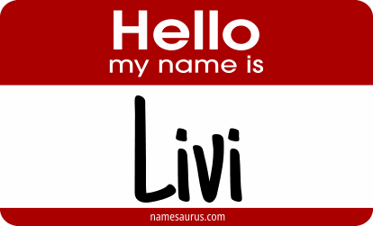 Hello my name is Livi png download