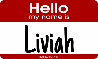 Hello my name is Liviah png download