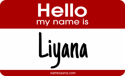 Hello my name is Liyana png download