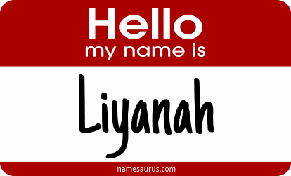 Hello my name is Liyanah png download