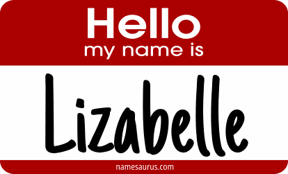 Hello my name is Lizabelle png download