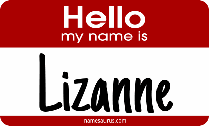 Hello my name is Lizanne png download