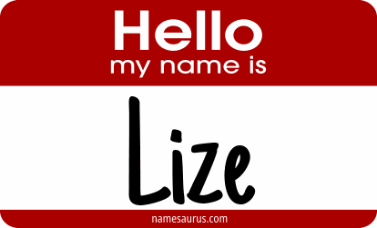 Hello my name is Lize png download