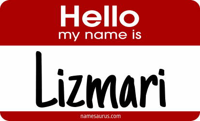 Hello my name is Lizmari png download