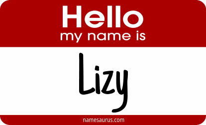 Hello my name is Lizy png download