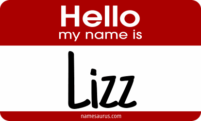 Hello my name is Lizz png download