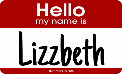 Hello my name is Lizzbeth png download