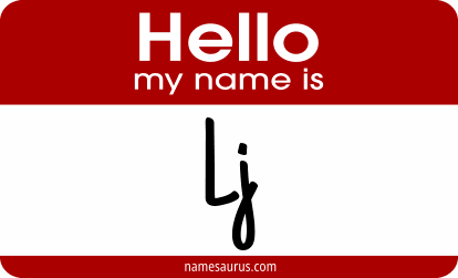 Hello my name is Lj png download