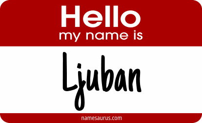 Hello my name is Ljuban png download