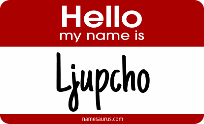 Hello my name is Ljupcho png download