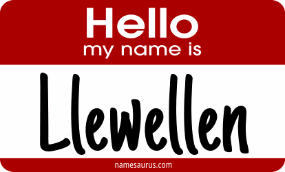 Hello my name is Llewellen png download