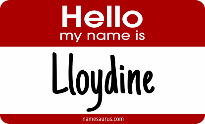 Hello my name is Lloydine png download