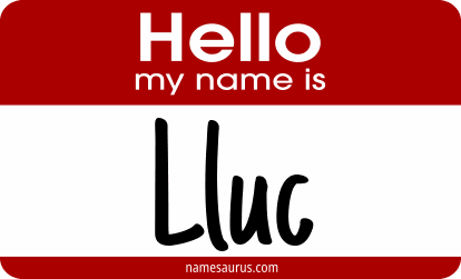 Hello my name is Lluc png download
