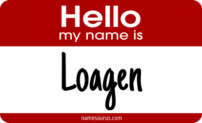 Hello my name is Loagen png download