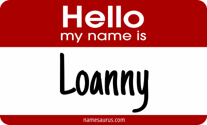 Hello my name is Loanny png download