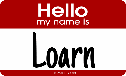 Hello my name is Loarn png download