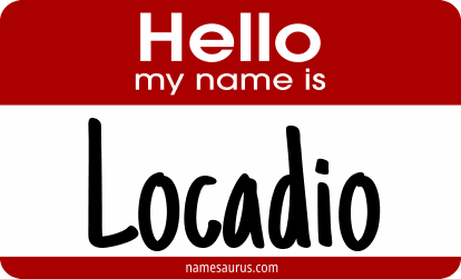 Hello my name is Locadio png download