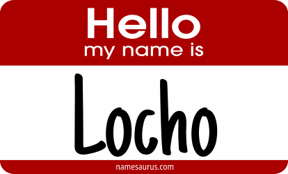 Hello my name is Locho png download