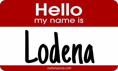 Hello my name is Lodena png download