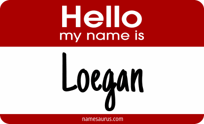 Hello my name is Loegan png download