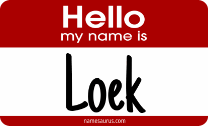 Hello my name is Loek png download