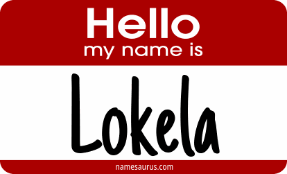 Hello my name is Lokela png download