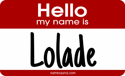 Hello my name is Lolade png download
