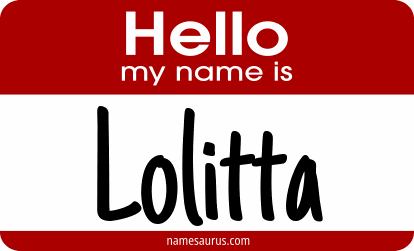 Hello my name is Lolitta png download
