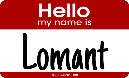 Hello my name is Lomant png download