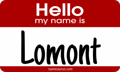 Hello my name is Lomont png download