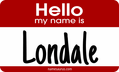 Hello my name is Londale png download