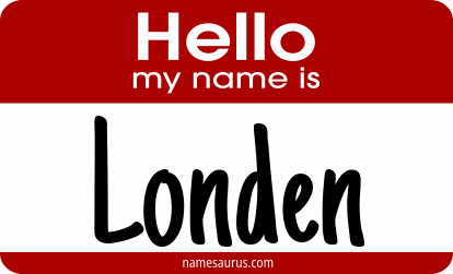 Hello my name is Londen png download