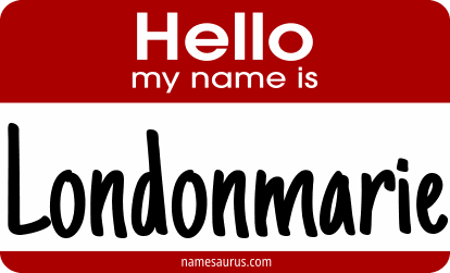 Hello my name is Londonmarie png download