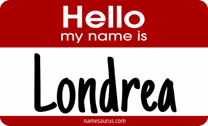 Hello my name is Londrea png download