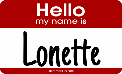 Hello my name is Lonette png download